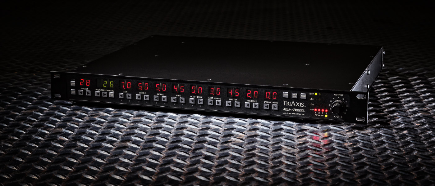 TriAxis Programmable Preamp | MESA/Boogie® TriAxis Programmable Preamp | MESA/Boogie®